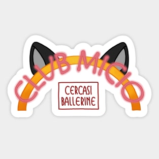 Nancy Drew - Club Micio Cat Ears - VEN Sticker